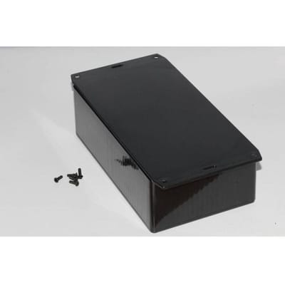 Hammond Electronics 1591EF2BK Universele behuizing 191 x 110 x 61 ABS Zwart 1 stuk(s)