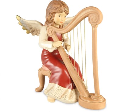 Goebel - Kerst | Decoratief beeld Zachte melodie| Aardewerk - 36cm - Limited Edition