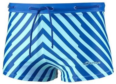 BECO Zwemboxer Beactive Heren - Polyamide/elastaan - Blauw - Maat XS