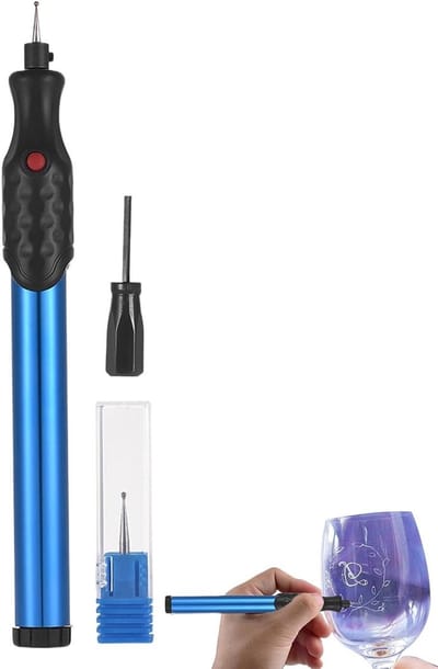 Elektrisch Graveergereedschap - Snijpen Machine - Materiaal Bewerken - 21000 RPM Motor - 82 g - Blauw