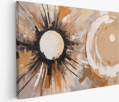 Saammp Muurcirkel Hout - 2 toekans tussen de roze bloemen - Dieren - Bloemen - Ø 80 - Wandcirkel - Wanddecoratie Cirkel - muurdecoratie Woonkamer - Slaapkamer decoratie - Rond Schilderij