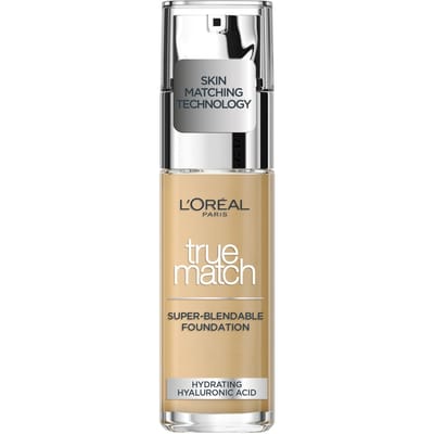 L’Oréal Paris True Match Foundation - 3D/W - Natuurlijk Dekkende Foundation met Hyaluronzuur en SPF 16 - 30ml - Vegan