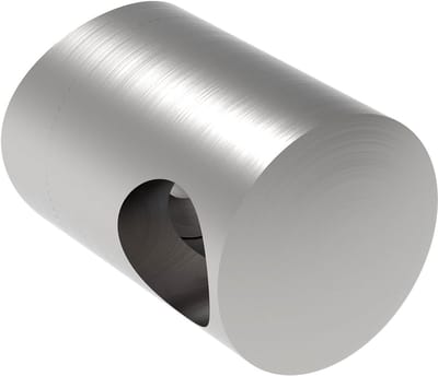 Dwarsbalkhouder - Relingonderdeel - Leuningmontage - Roestvrij staal V2A - 424 mm aansluiting - Mat geslepen