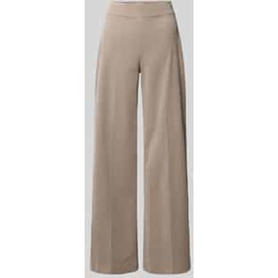 Wide fit stoffen broek in ribcordlook, model 'Before'