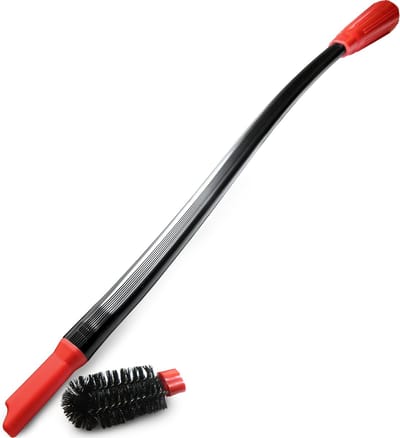 Dparts stofzuiger radiatorborstel - 63cm lang - extra flexibel - zuigmond - kierenzuiger opzetstuk met borstel - voor radiator reinigen schoonmaken