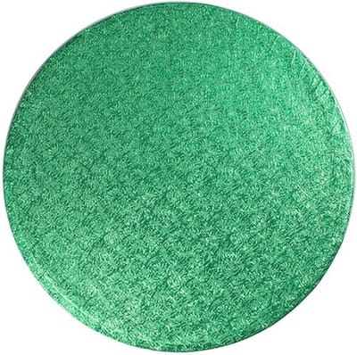 BrandNewCake® Cake Drum Groen - Rond Ø25cm - Cakedrum 13mm Dikte - Stevige Taartonderlegger