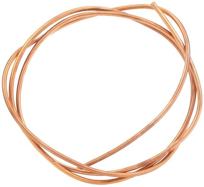 Dailygoods - Koperen Spiraalbuis - Flexibele Koperleiding - Corrosiebestendig - 2 Meter Lengte - Koelinstallatie - Geschikt voor Airconditioner en Koe...