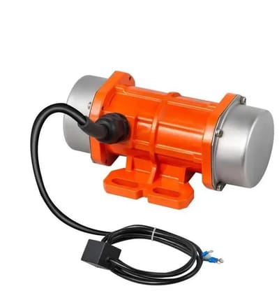 Trilmotor - Waterdicht - Beton Trilmotor - 90W - 220V - 3600RPM - 2M Kabel -IP65 - Krachtige Trilmotor - Robuuste en Veelzijdige Elektrische Motor - Oranje