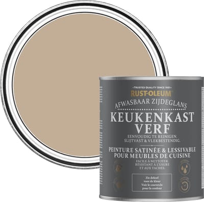 Rust-Oleum Bruin Keukenkastverf Zijdeglans - Gezouten karamel 750ml
