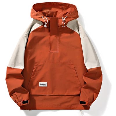 Herenjas Contrasterende Splicing Jas Jas Heren Outdoor Waterdichte en Winddichte Jas 3XL