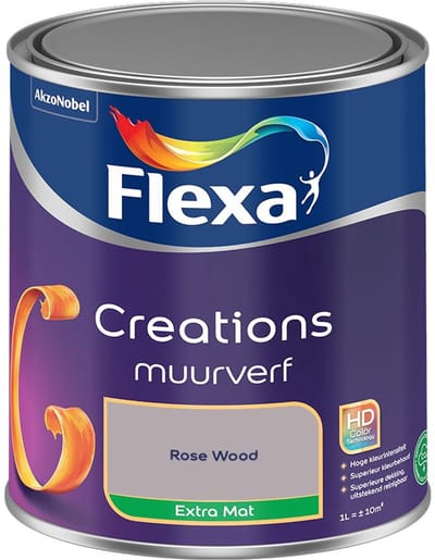 Flexa - Creations Muurverf Extra Mat - Rose Wood - Mengverf - 1 L