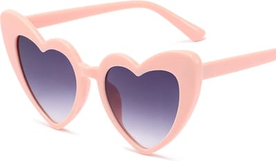 Zonnebril - Hartjesbril - Roze bril - Hartshaped sunglasses - Hartjes zonnebril - Festivalbril - Partybril - Feestbril - Hippe bril