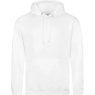 Just Hoods College Hoodie JH001 - ARCTIC WHITE - L