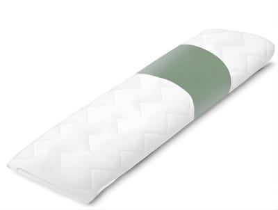 AHD® Kniekussen - Kniekussen Voor In Bed - Kniekussen Voor In Bed Zijslapers - Wit - ‎145cm x 40cm x 40cm