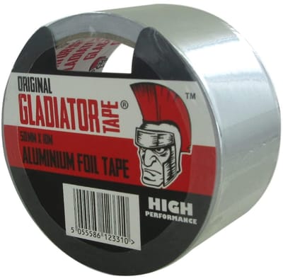 Aluminium Tape - Isolatie Tape - Kanalen Afdichten - Hittebestendig - 50mm x 10m - Zilver