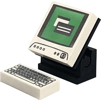 Stad MOC Meubels Bureau Spel Computer Tafel Bureau Piano Prints Set Bouwstenen Speelgoed ideaal voor Kinderen Bouw Stenen Onderdelen
