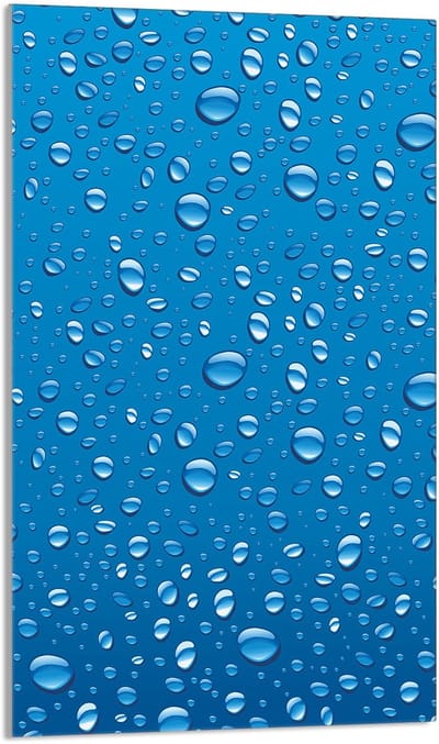 TMK ArtDeko - Snijplank - Glas - 30x52 cm - Krople