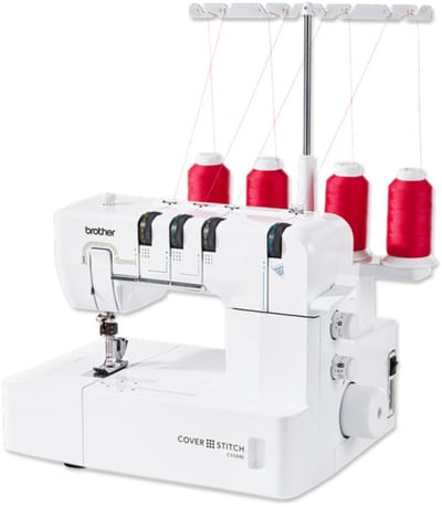 Brother CV3440, Wit, Coverlock machine, 1000 steken per minuut, Mechanisch, 396 mm