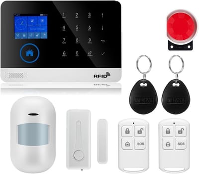 Wifi GSM Alarm Systeem - Thuis Beveiliging Alarm - Woning Beveiligen - TFT Kleurenscherm