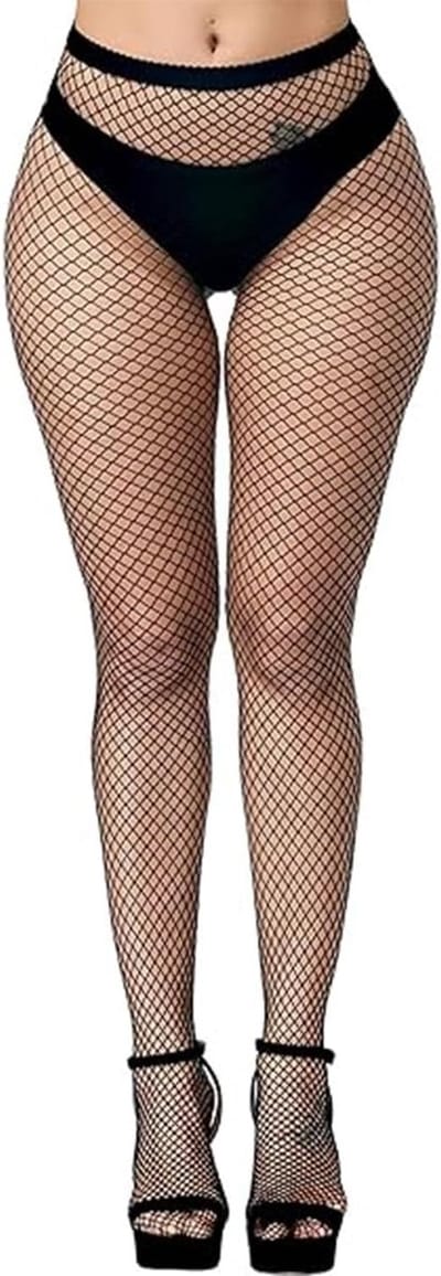 Dames Visnet Panty’s voor een Verleidelijk Uiterlijk, Perfect voor Feestjes en Avondkleding