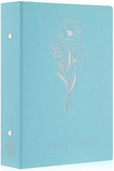 Dailygoods- Fotoalbum 300 Foto's - Insteekalbum - Linnen Cover - 10x15 cm - 50 Bladen - Schokbestendig en Stofdicht - Fotosboek