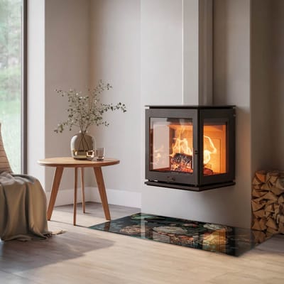 Coloray Vloerplaat Houtkachel - Plaat onder Houtkachel - 120 cm x 60 cm - Kachel Onderplaat - Groente Vloerplaat Kachel - Plaat Kachel - Onderplaat Kachel - Houtkachel Vloerplaat - Onderplaat