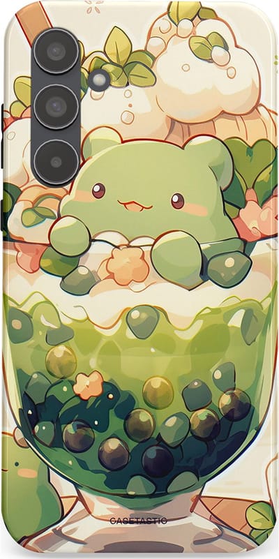 Casetastic Hoesje Geschikt voor Samsung A55 - Stijlvolle Beschermende Duo-layer Case - Zoet Dessert Patroon