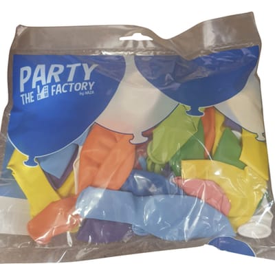 Haza Ballonnen - gekleurd - 50 ST - latex - party versiering - 30 cm