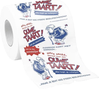 Toiletpapier - Ouwe taart