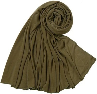 Bovista Hoofddoek - Hijab - Dames - Abaya - Sjaal - Islamitische Kleding - Moslim Kleding - Alhamdulillah - Legergroen