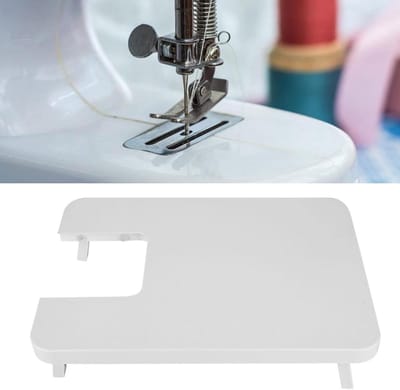 Naaimachine met Aanschuiftafel - Draagbare Naaimachine - Thuis Naaien - Vergroot Werkgebied - 36 x 26 x 2 cm - Wit