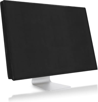 kwmobile beschermhoes monitor geschikt voor 20-22" Monitor hoes - Computerscherm cover - Computer accessoires - PC scherm stofkap in zwart