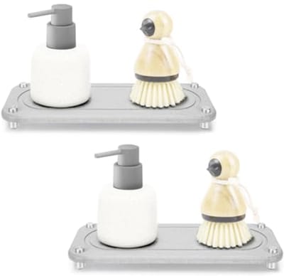 Multifunctionele Afvoer Organizer voor Keuken en Badkamer - Snelle Droogrekken voor Spons en Zeep