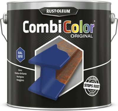 rust-oleum combicolor hoogglans ral 9016 verkeerswit 0.75 ltr