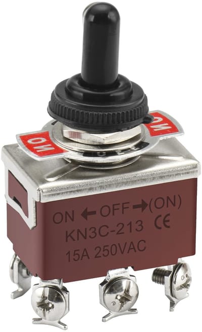 MTTProducts - Heschen Metal switch - Schakelaar - Waterdicht - Bruin - Momentary Switch - Voor diverse toepassingen