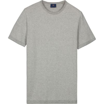Baileys Trui Crew Neck Two-Tone Jacquard Texture Soft Grey / male