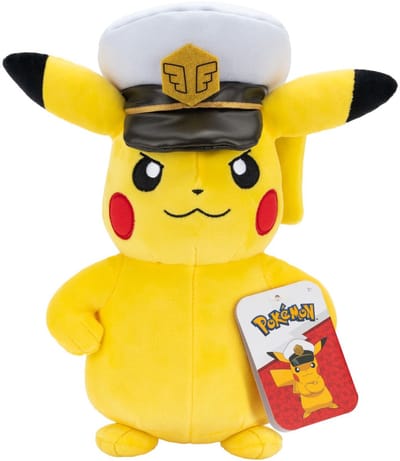 Pokémon - 20cm Plush - Captain Pikachu