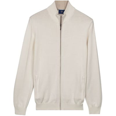Baileys Vest Fine Knit Full Zip Shell / male