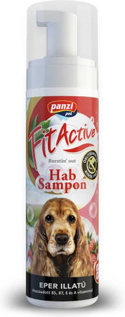 FitActive - Hondenshampoo - Droogshampoo - Aardbei geur - 200ml