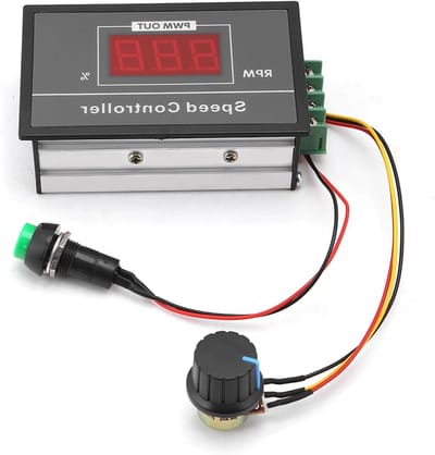 Motor Snelheidsregelaar voor DC Motoren 6-60V 12V 24V 36V 48V 30A PWM met Start Stop Schakelaar en Temperatuur Dimmer