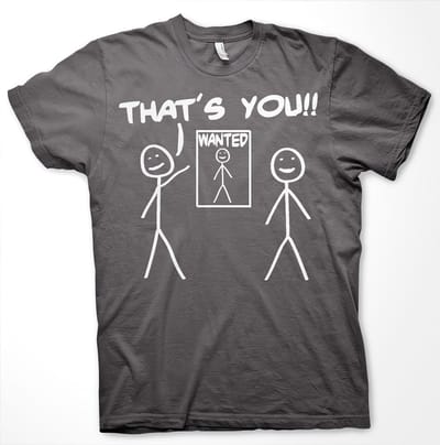 Hybris That's You Wanted T-shirt donkergrijs