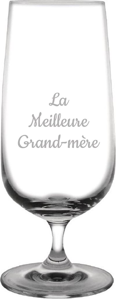 Bierglas op voet gegraveerd - 41cl - La Meilleure Grand-mère