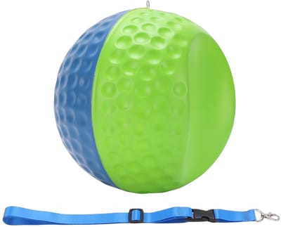 Dailygoods- Golftrainingshulpbal Met Koord - Golfswingtrainerbal - Onderarmverbindingshulpmiddel - Visuele Feedback - Stijlvol Ontwerp - Verbetering van Vaardigheden - Swingtrainer