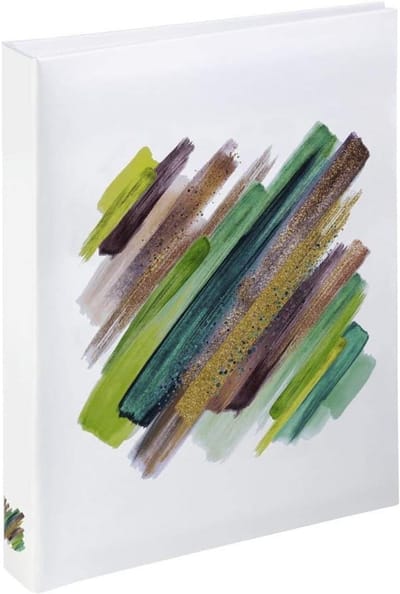 Mini-insteekalbum Brushstroke 13 x 16,5 cm - Elegant en Artistiek Fotoalbum met 24 Pagina's voor 10 x 15 cm Foto's
