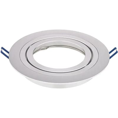 Inbouwarmatuur geborsteld aluminium Sigor