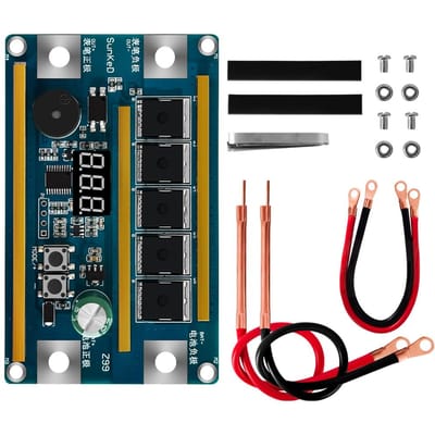 99 Vermogensstanden Instelbaar Puntlasmachine Controlebord voor Lassen Cilindrisch Lithium 99 Gears of Power veelkleurig