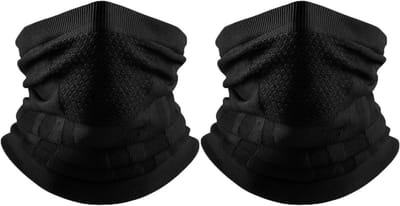 Set van 2 Winterse Fleece Half Balaclava Neckerchiefs voor Mannen en Vrouwen - Winddicht Ski Masker voor Sport, Hardlopen en Skiën