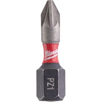 Milwaukee Shockwave Impact Duty™ schroefbits Shockwave PZ1 x 25 mm - 2 stuks - 4932430860