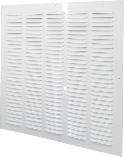 Metalen Ventilatie - Rooster Rasters - Luchtcirculatie Verbeteren - Gepoedercoat Afwerking - 50x50cm - Wit