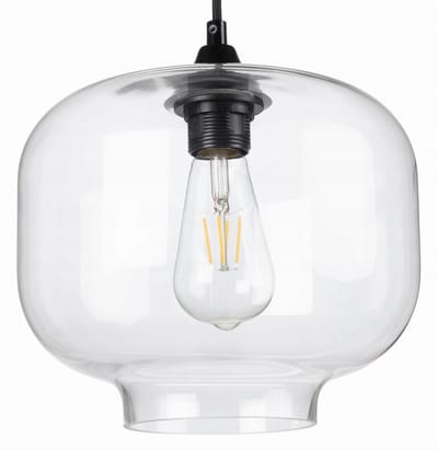 Cairo 2 Transparante Glazen Hanglamp - Modern Design
